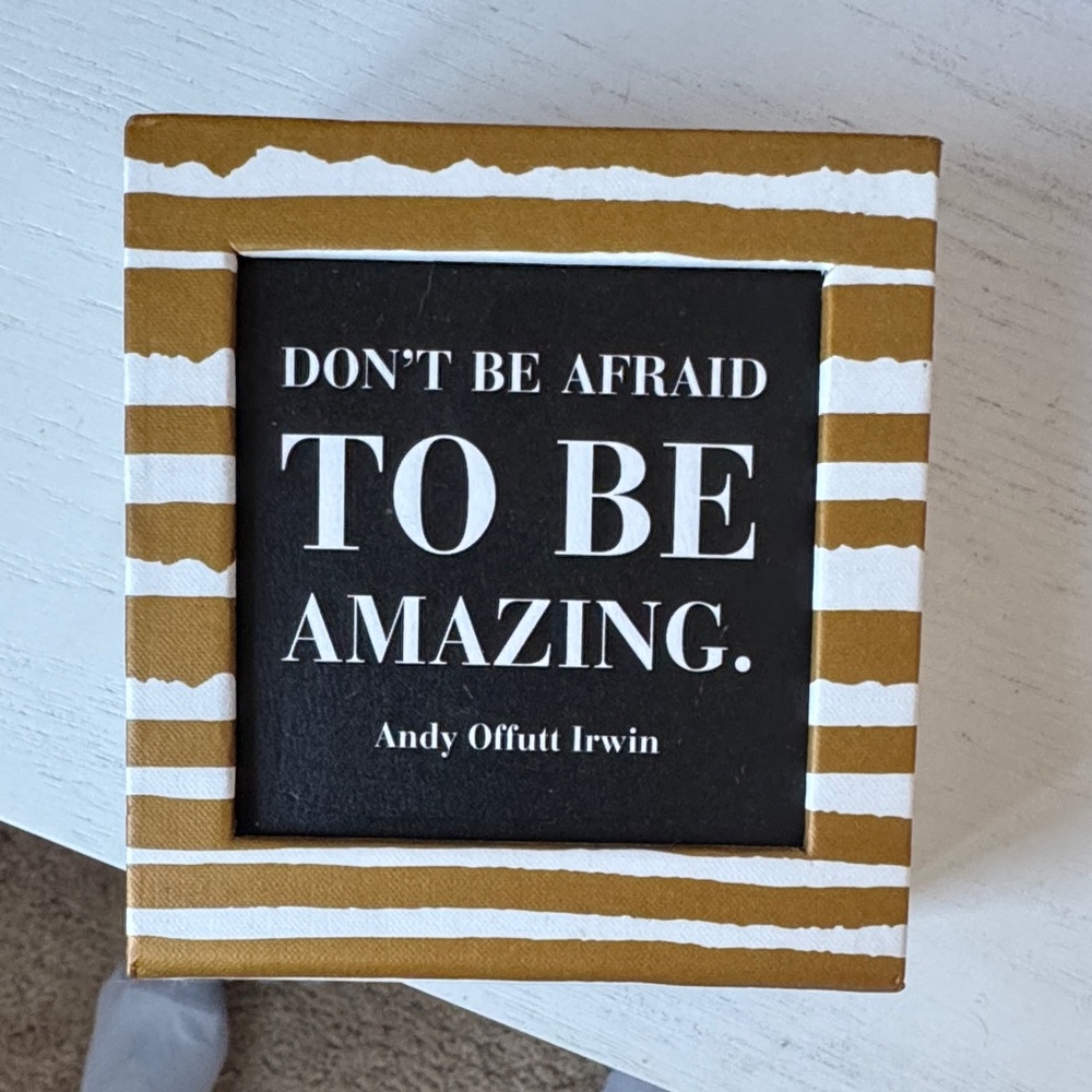 Gold and White Inspirational Cards
